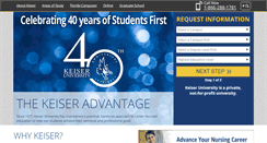 Desktop Screenshot of keiser-education.com