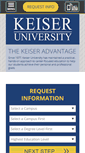 Mobile Screenshot of keiser-education.com